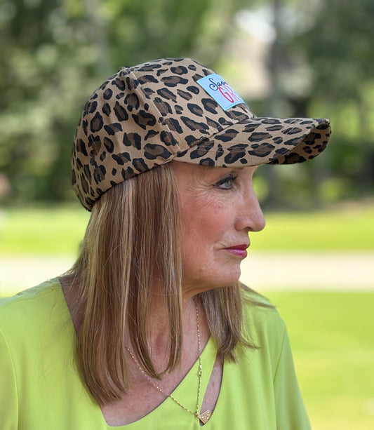 SAVED BY GRACE HUMAN HAIR/ ANIMAL VELCRO ADJUSTABLE BASEBALL CAP