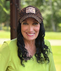 ANIMAL PRINT VELCRO ADJUSTABLE BASEBALL CAP/ SYNTHETIC HAIR